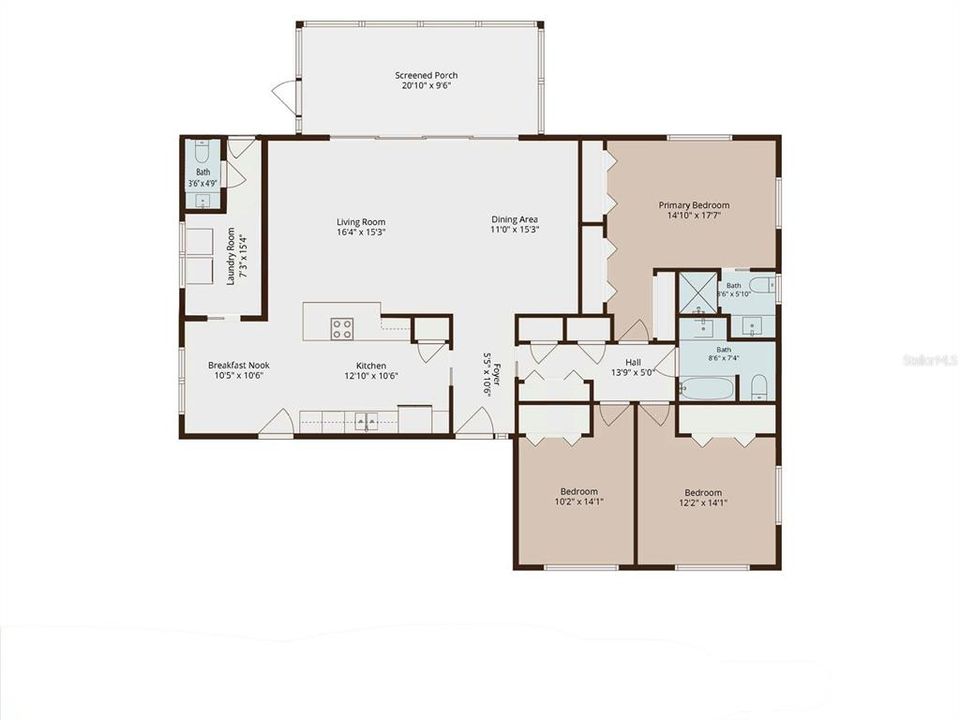 For Sale: $640,000 (3 beds, 2 baths, 1707 Square Feet)
