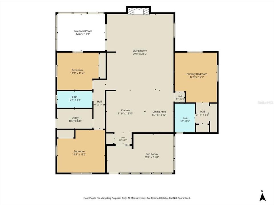 For Sale: $320,000 (3 beds, 2 baths, 1897 Square Feet)