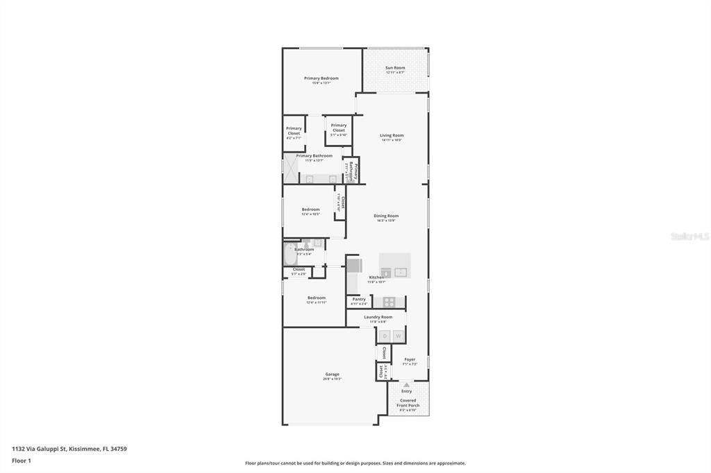 На продажу: $369,000 (3 спален, 2 ванн, 1725 Квадратных фут)