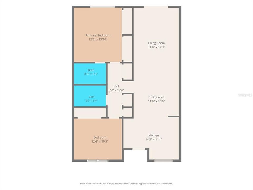 For Sale: $174,000 (2 beds, 2 baths, 1007 Square Feet)