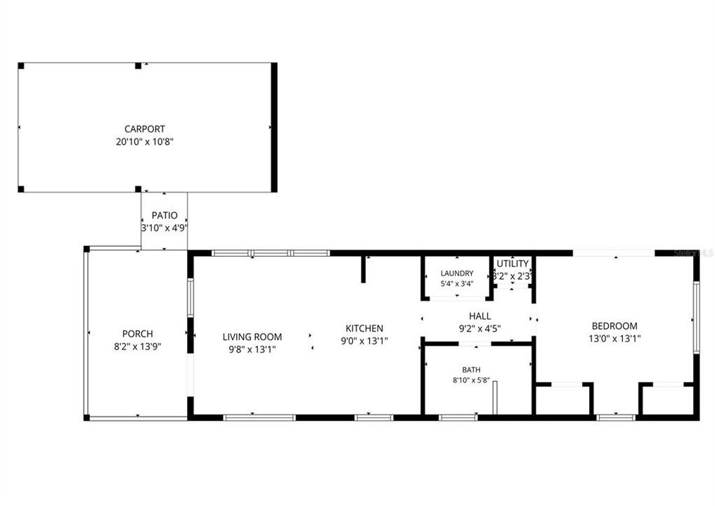 For Sale: $165,000 (1 beds, 1 baths, 588 Square Feet)