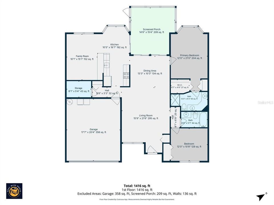 For Sale: $299,900 (2 beds, 2 baths, 1549 Square Feet)
