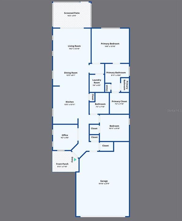 For Sale: $312,312 (2 beds, 2 baths, 1406 Square Feet)