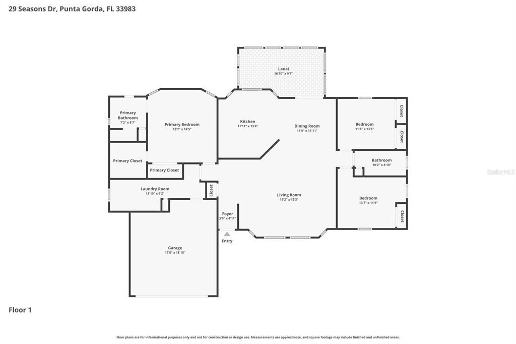 На продажу: $320,000 (3 спален, 2 ванн, 1601 Квадратных фут)
