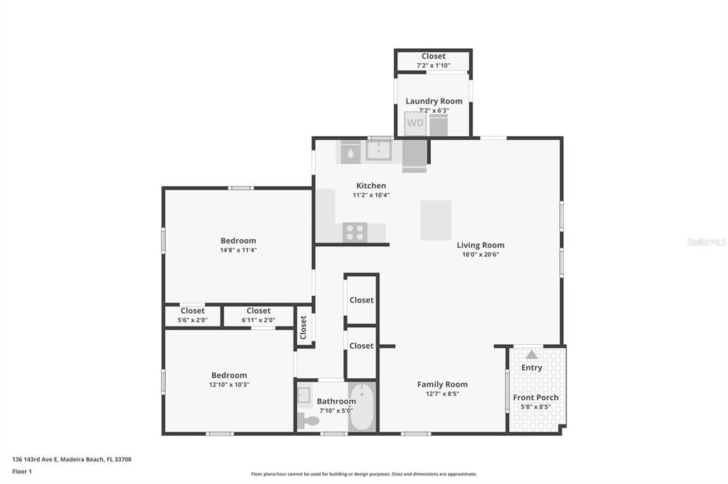 For Sale: $599,000 (2 beds, 1 baths, 1142 Square Feet)