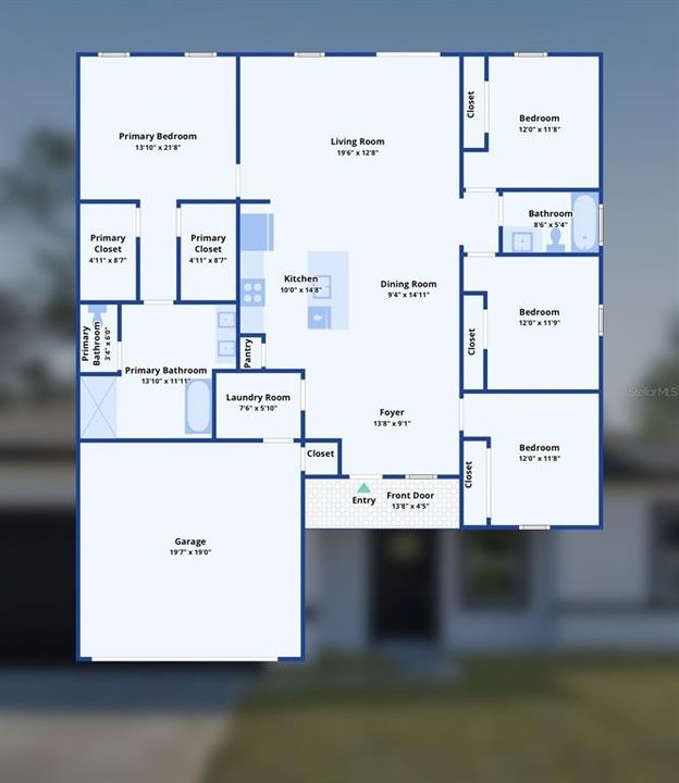 For Sale: $285,000 (4 beds, 2 baths, 1833 Square Feet)