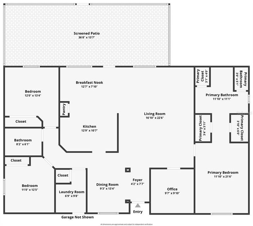 На продажу: $374,000 (3 спален, 2 ванн, 1858 Квадратных фут)