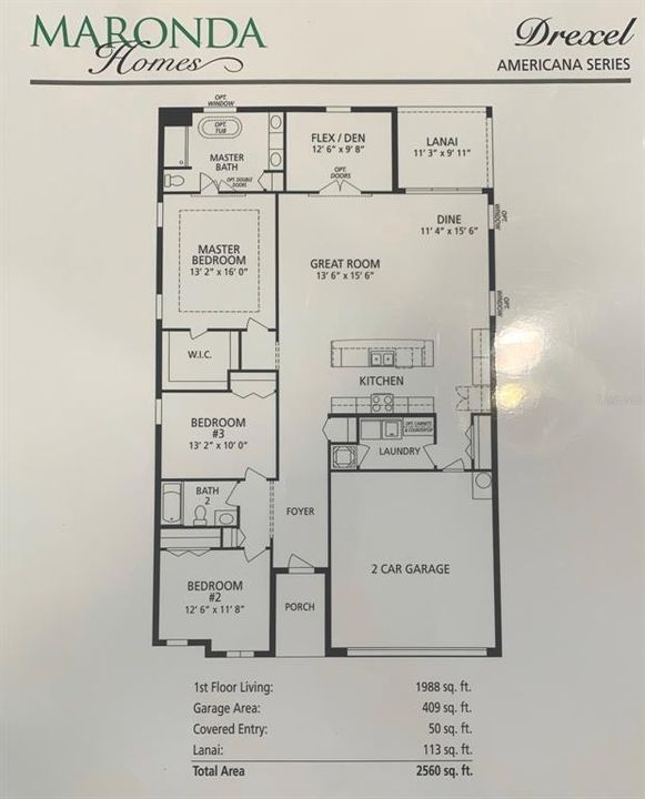 For Sale: $365,000 (3 beds, 2 baths, 1988 Square Feet)