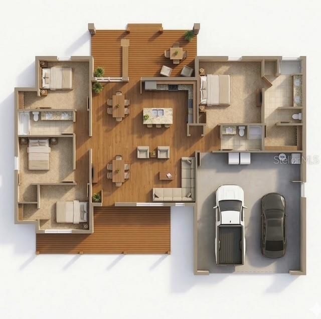 В аренду: $3,800 (4 спален, 2 ванн, 1851 Квадратных фут)