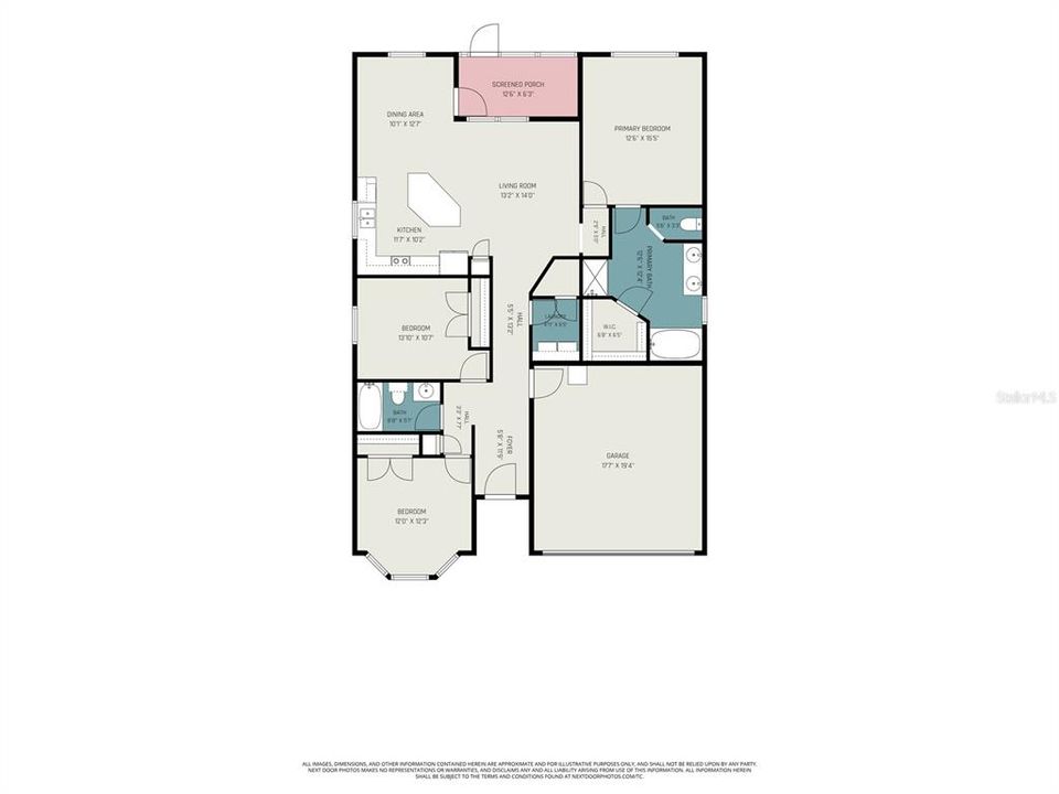 На продажу: $320,000 (3 спален, 2 ванн, 1520 Квадратных фут)