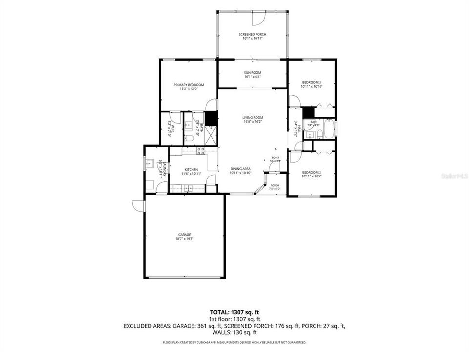 На продажу: $249,900 (3 спален, 2 ванн, 1444 Квадратных фут)