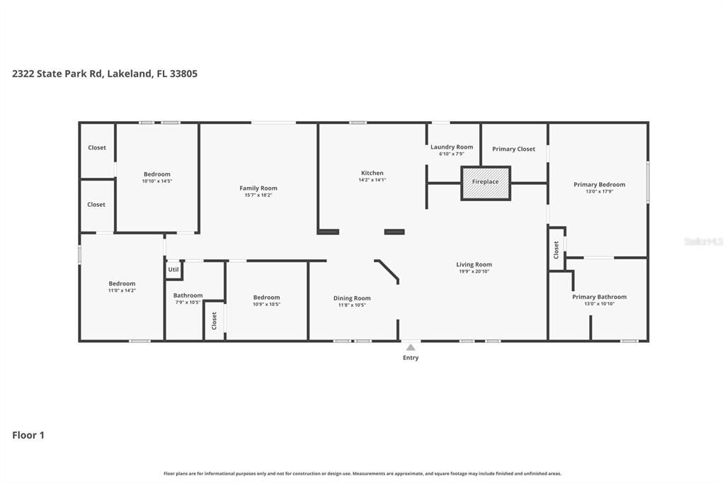 На продажу: $289,000 (4 спален, 2 ванн, 2280 Квадратных фут)
