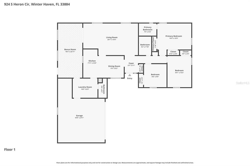For Sale: $265,000 (3 beds, 2 baths, 1483 Square Feet)