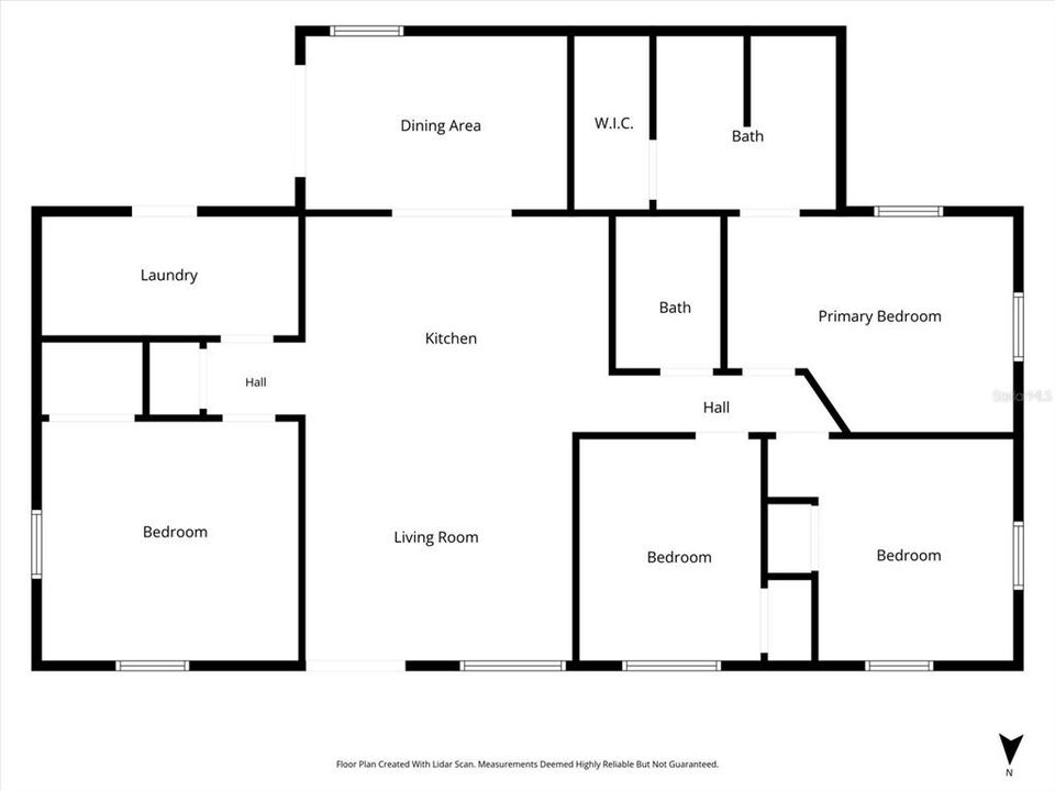 На продажу: $425,000 (4 спален, 2 ванн, 1452 Квадратных фут)