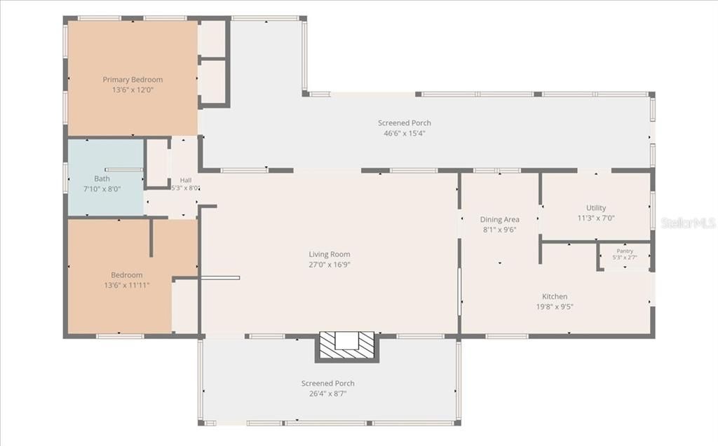 For Sale: $449,000 (2 beds, 1 baths, 1211 Square Feet)
