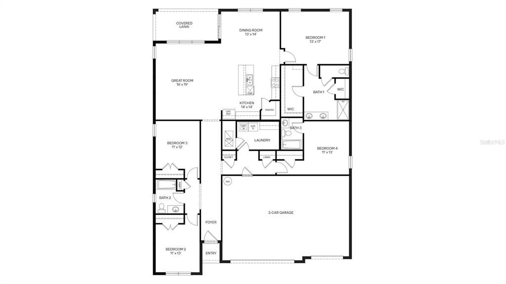 For Sale: $446,990 (4 beds, 3 baths, 2336 Square Feet)