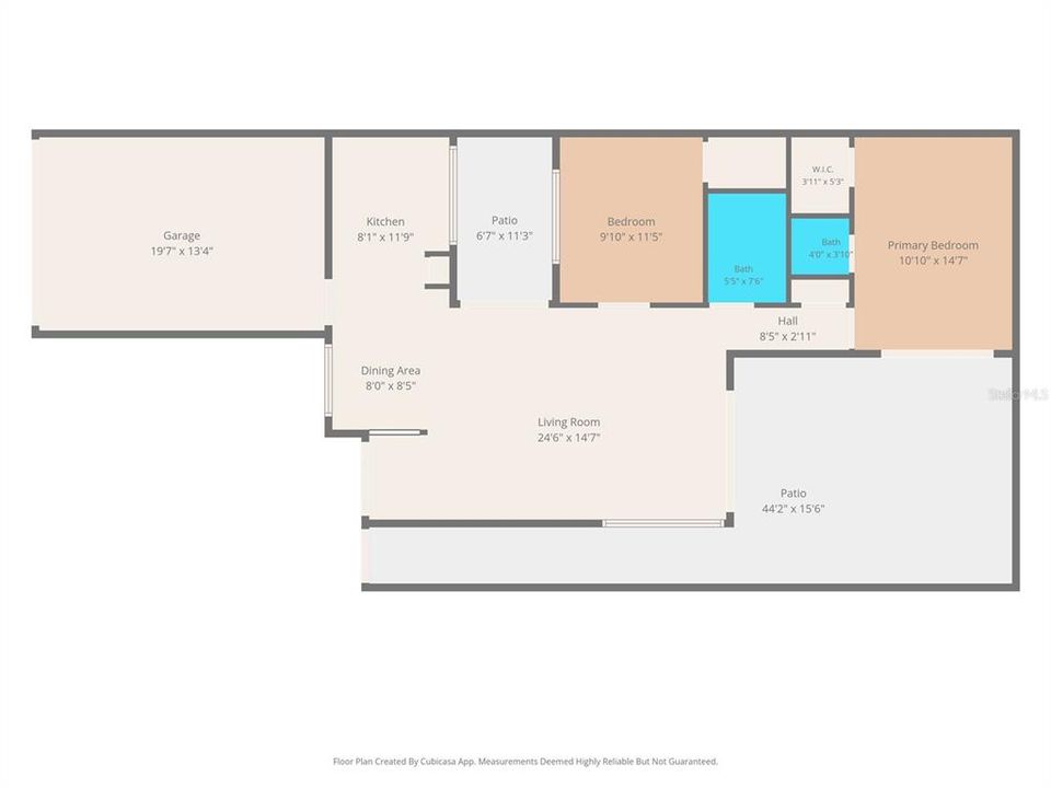 For Sale: $175,000 (2 beds, 1 baths, 963 Square Feet)