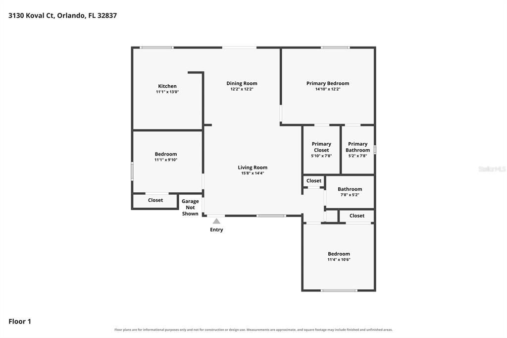 На продажу: $365,000 (3 спален, 2 ванн, 1252 Квадратных фут)