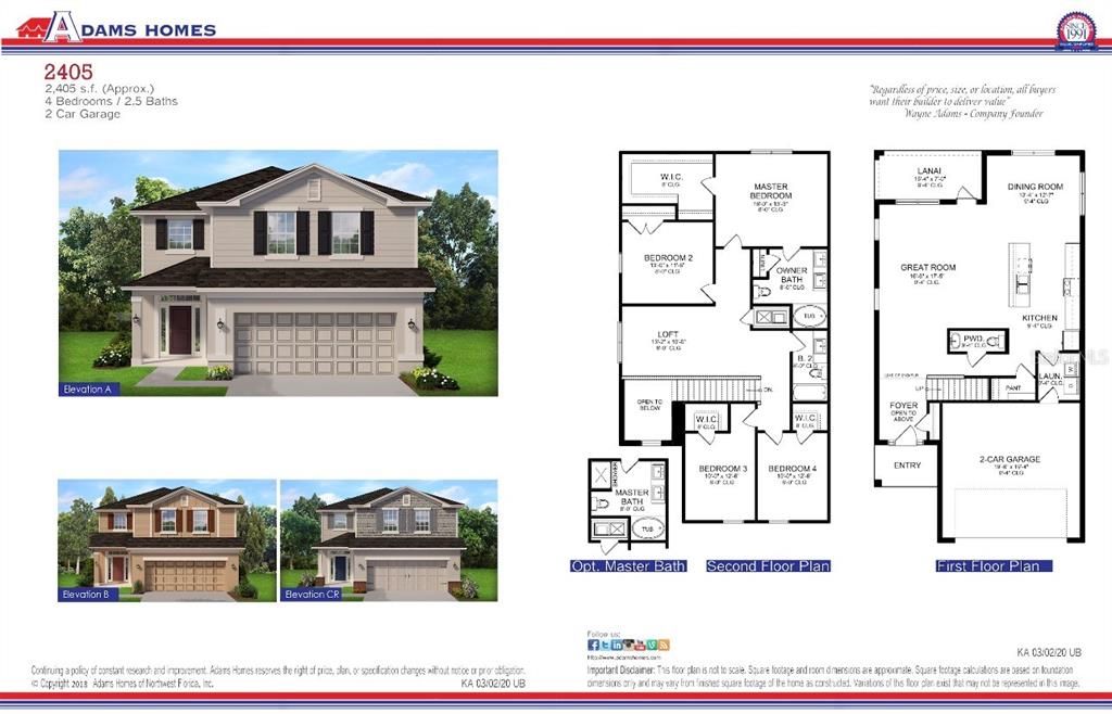 : $442,900 (4 спален, 2 ванн, 2405 Квадратных фут)