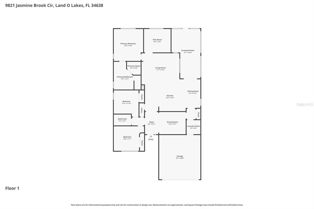 На продажу: $380,000 (3 спален, 2 ванн, 1758 Квадратных фут)