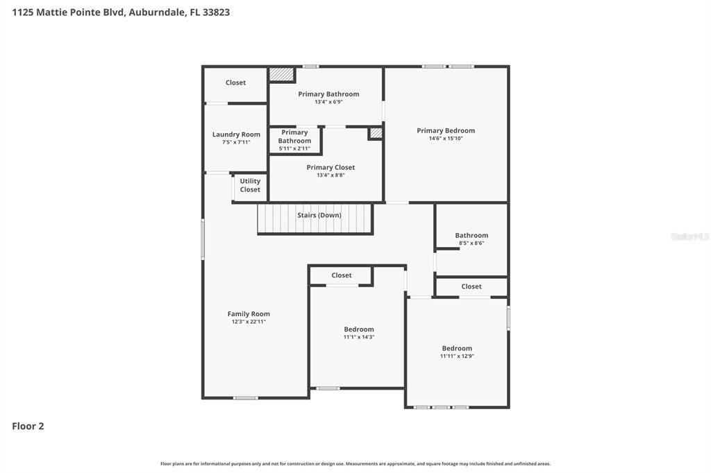На продажу: $450,000 (4 спален, 3 ванн, 2583 Квадратных фут)