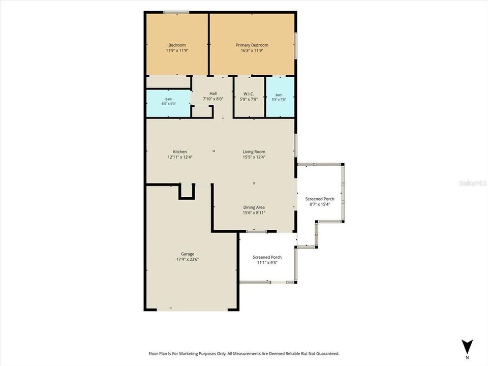 For Sale: $307,900 (2 beds, 2 baths, 1156 Square Feet)