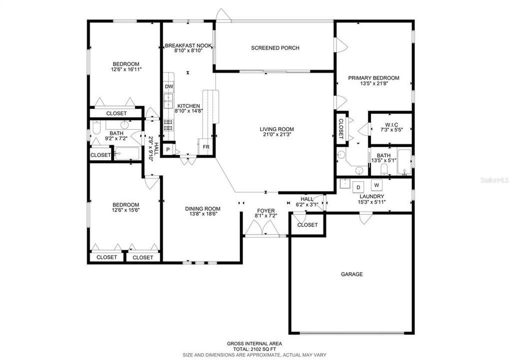 For Sale: $335,000 (3 beds, 2 baths, 2094 Square Feet)