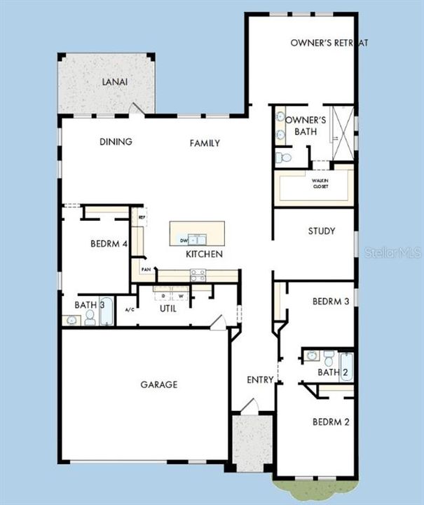 На продажу: $511,990 (4 спален, 3 ванн, 2463 Квадратных фут)