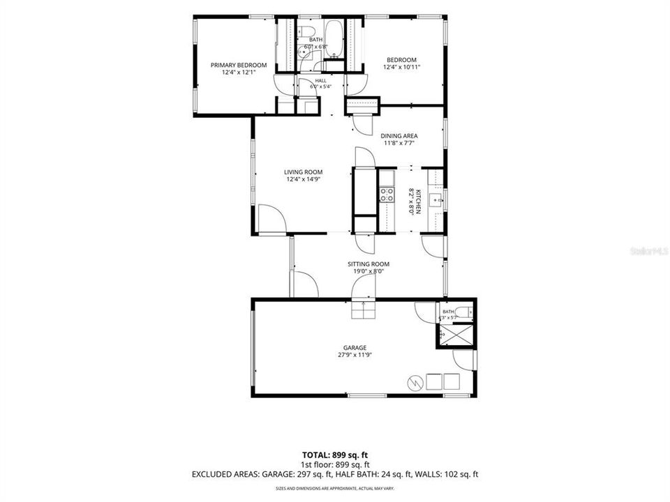 En Venta: $375,000 (2 camas, 1 baños, 951 Pies cuadrados)