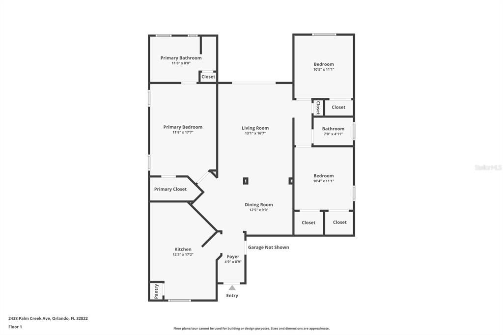 На продажу: $374,900 (3 спален, 2 ванн, 1366 Квадратных фут)