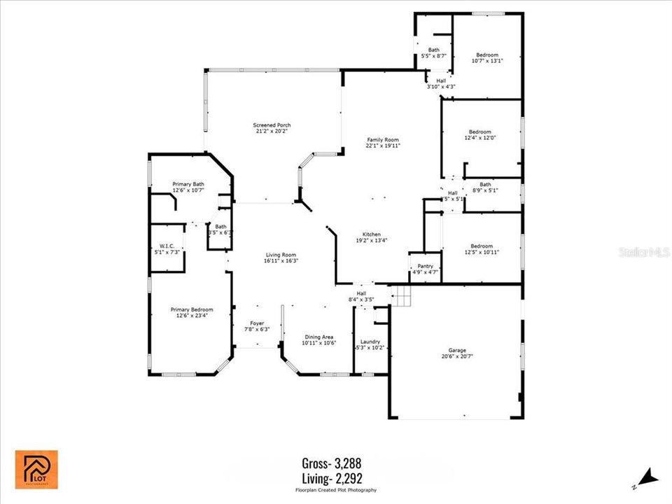 На продажу: $499,900 (3 спален, 3 ванн, 2292 Квадратных фут)