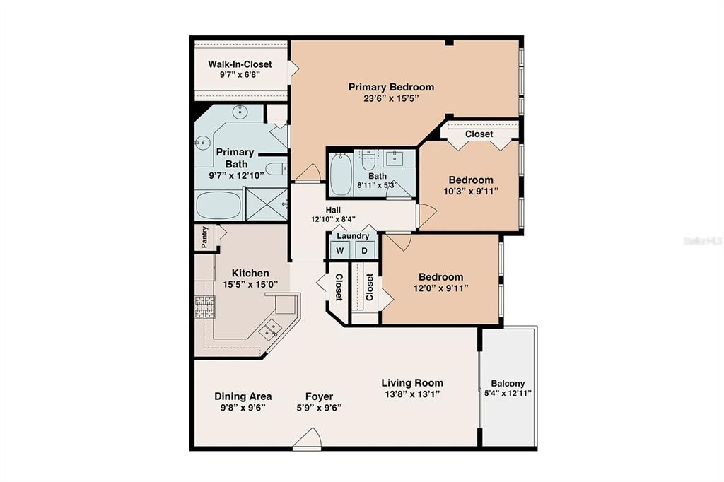 For Rent: $3,550 (3 beds, 2 baths, 1453 Square Feet)