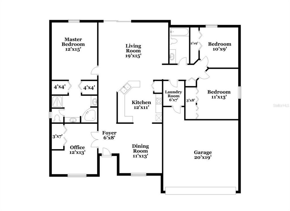 В аренду: $1,850 (3 спален, 2 ванн, 2006 Квадратных фут)