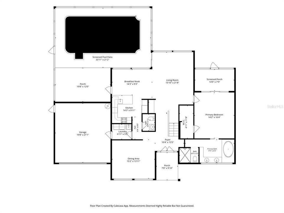 На продажу: $485,000 (4 спален, 2 ванн, 2608 Квадратных фут)