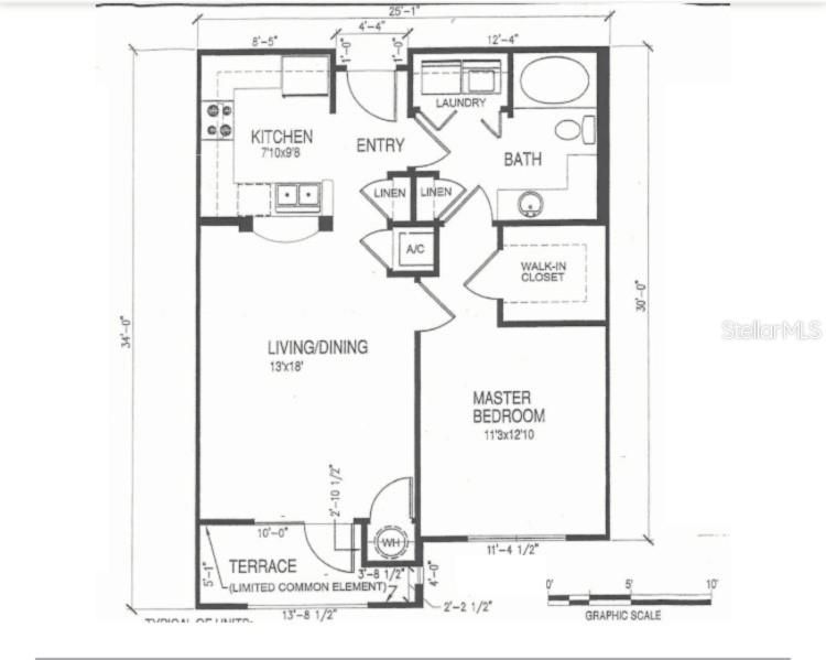 For Sale: $160,000 (1 beds, 1 baths, 744 Square Feet)
