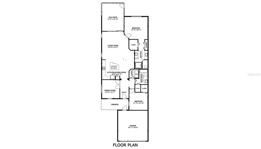 На продажу: $365,000 (2 спален, 2 ванн, 1532 Квадратных фут)