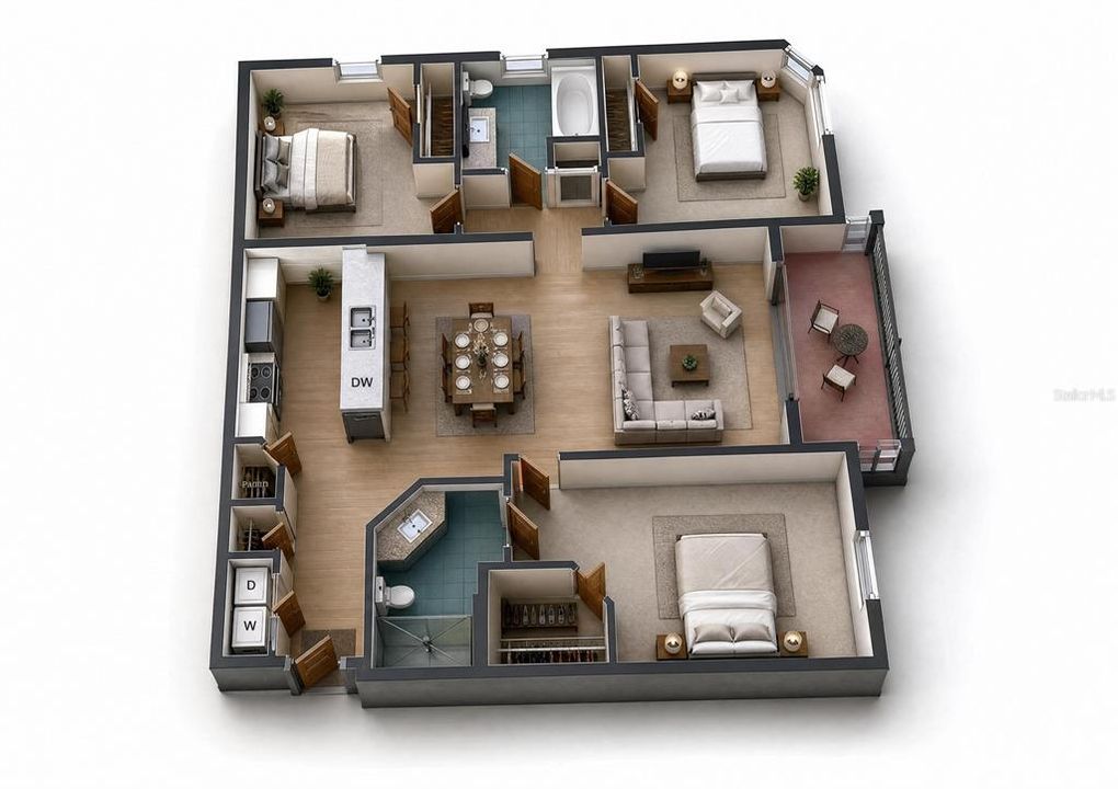 Active With Contract: $384,900 (3 beds, 2 baths, 1247 Square Feet)