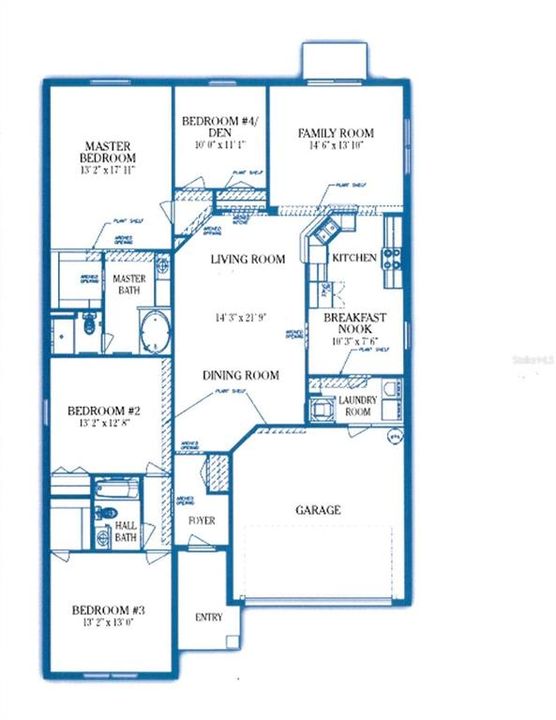 На продажу: $295,000 (4 спален, 2 ванн, 2010 Квадратных фут)