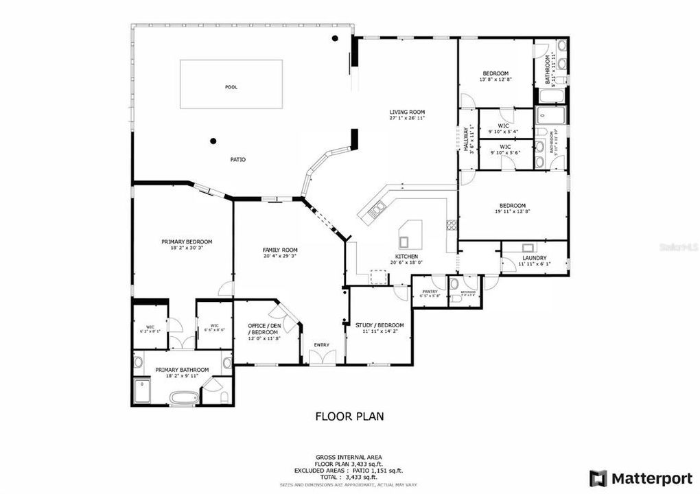 На продажу: $925,000 (3 спален, 3 ванн, 3578 Квадратных фут)