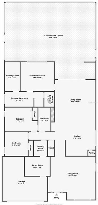 На продажу: $525,000 (3 спален, 2 ванн, 1834 Квадратных фут)