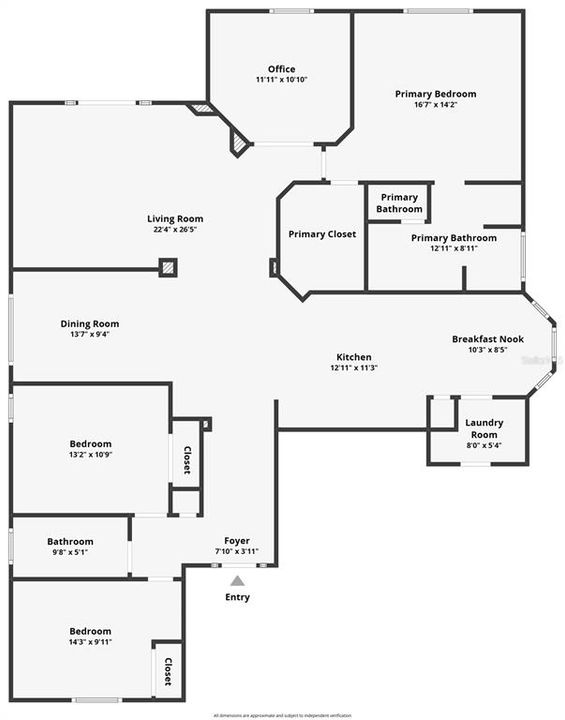 На продажу: $560,000 (4 спален, 2 ванн, 2006 Квадратных фут)