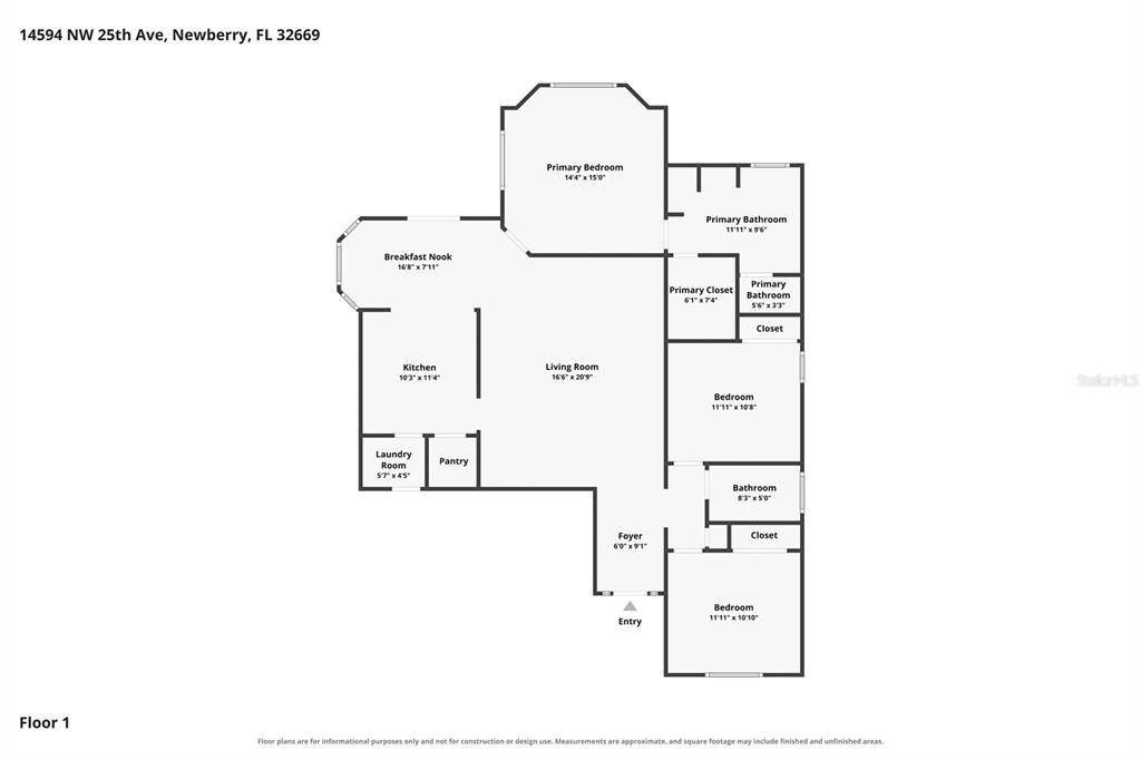For Sale: $379,900 (3 beds, 2 baths, 1507 Square Feet)