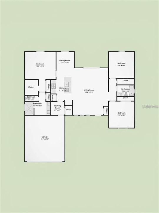На продажу: $374,900 (3 спален, 2 ванн, 1500 Квадратных фут)