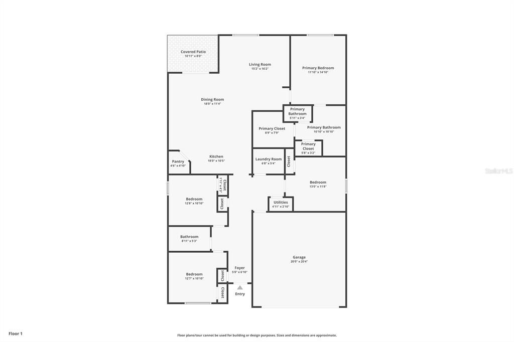 En Venta: $345,000 (4 camas, 2 baños, 1828 Pies cuadrados)