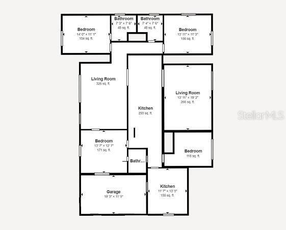 На продажу: $495,000 (4 спален, 3 ванн, 1955 Квадратных фут)