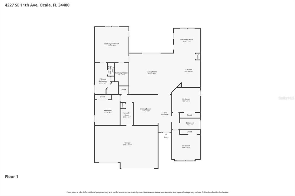 На продажу: $595,000 (4 спален, 2 ванн, 2292 Квадратных фут)
