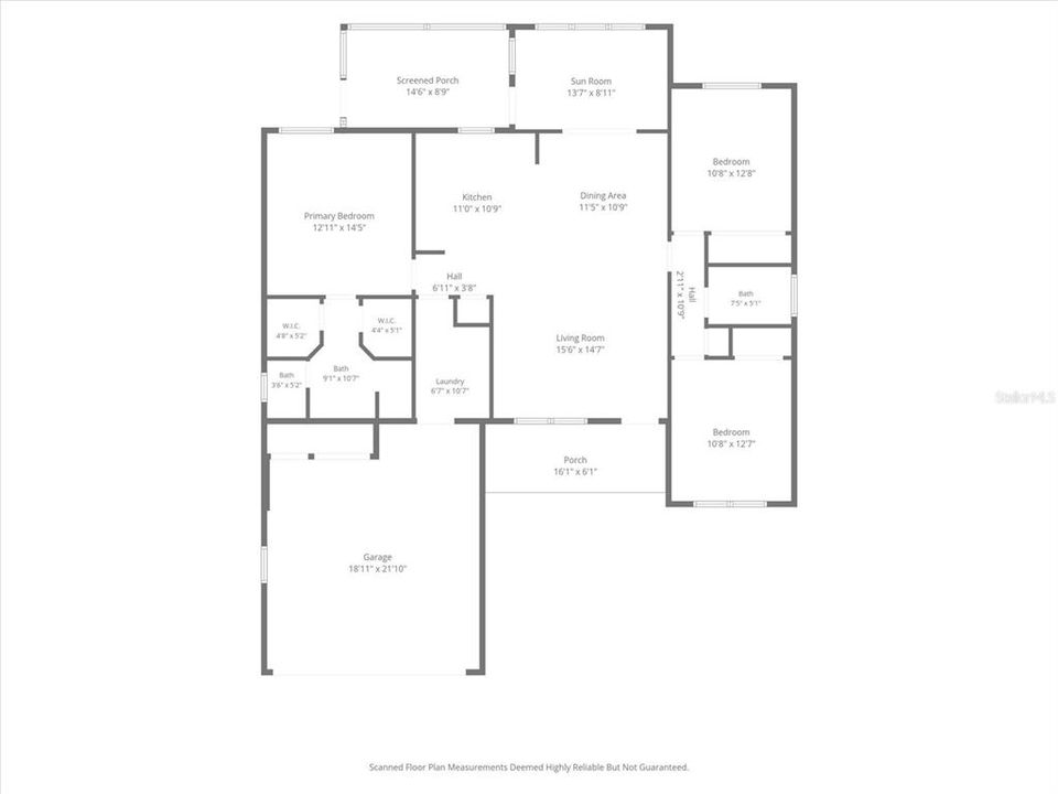На продажу: $374,900 (3 спален, 2 ванн, 1559 Квадратных фут)