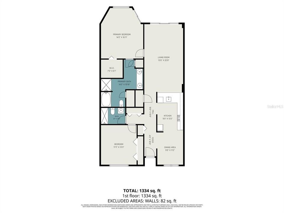 En Venta: $299,000 (2 camas, 2 baños, 1400 Pies cuadrados)