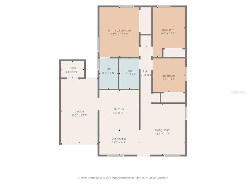 На продажу: $345,000 (3 спален, 2 ванн, 1032 Квадратных фут)