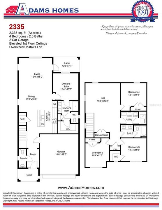 На продажу: $409,900 (4 спален, 2 ванн, 2335 Квадратных фут)